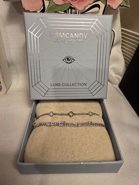 Arm Candy Silver Luxe Bracelets (2)